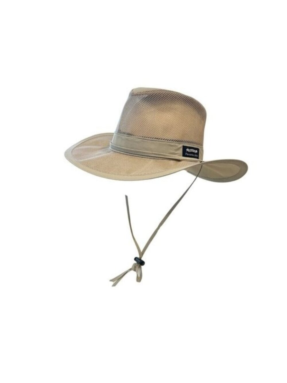 Panama Jack Mesh Seven Seas Safari Original Hat Khaki Light Green Fossil Size XL